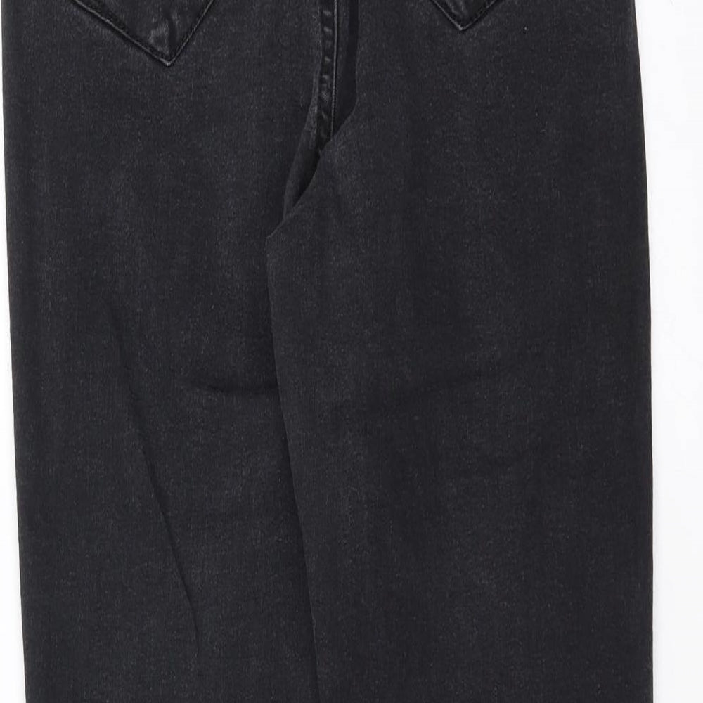 Primark Womens Grey Denim Skinny Jeans Size 14 L24 in