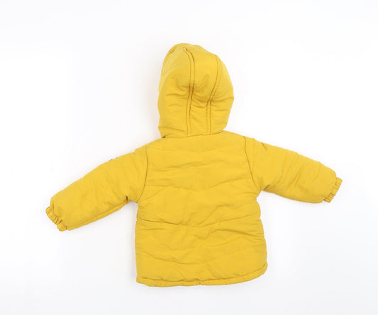 PEP&CO Girls Yellow Jacket Coat Size 9-12 Months