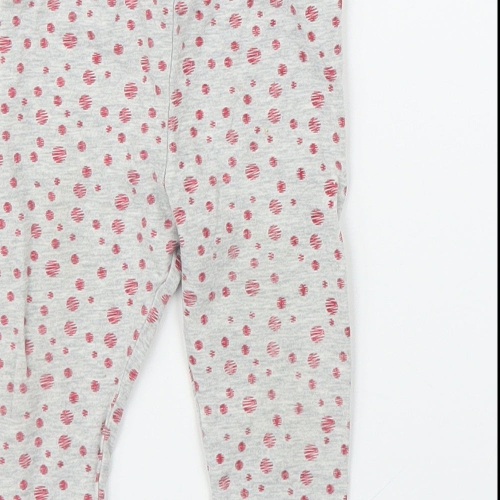 Baby Club Girls Grey Capri Leggings Size 3-6 Months