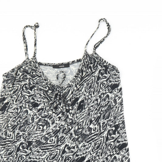 George Womens Black Basic Blouse Size 16