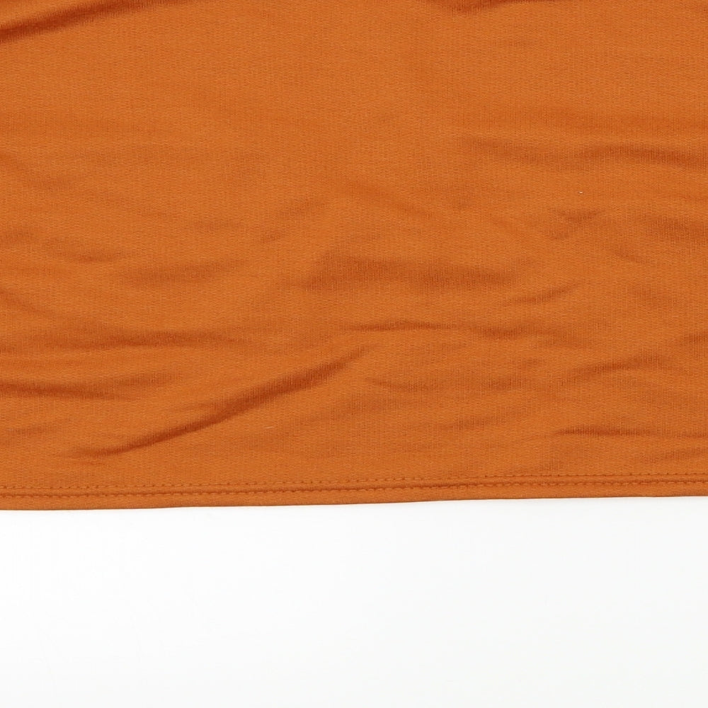 Boohoo Womens Brown Pullover Jumper Size 10