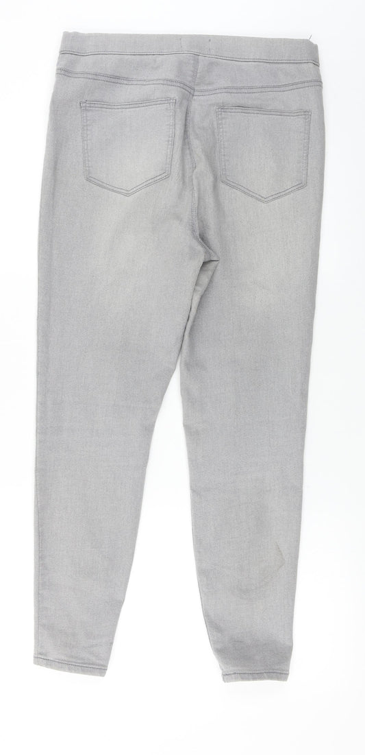 Womens UK Size 12 Papaya Regular Fit Grey Trousers