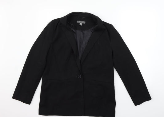 Womens UK Size 12 Primark Tall Black Suit