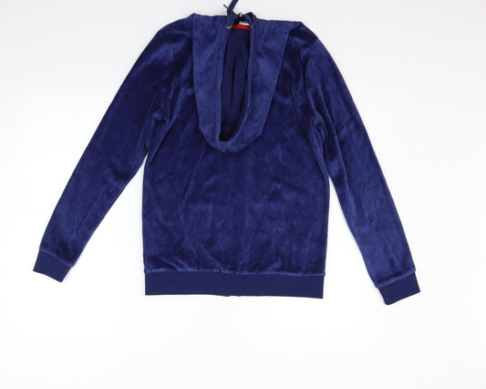 Avenue Womens Blue Jacket Size 8