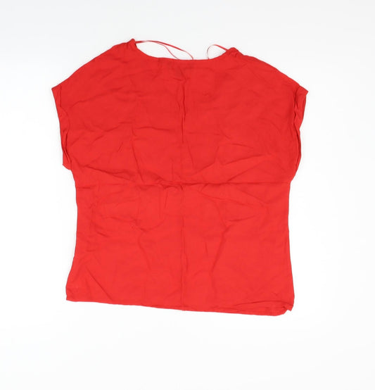 Atmosphere Womens Red Basic T-Shirt Size 6