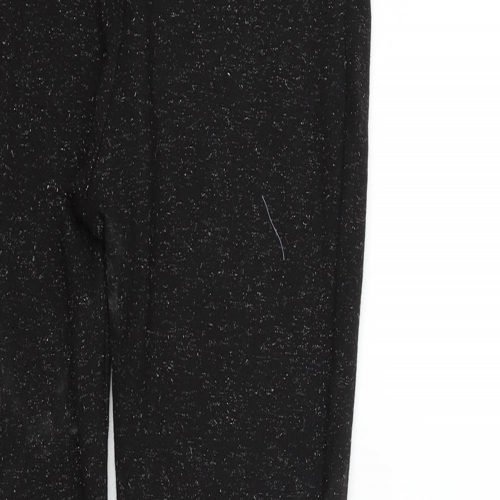 Womens UK Size 12 NEXT Regular Fit Sweatpants Black Trousers