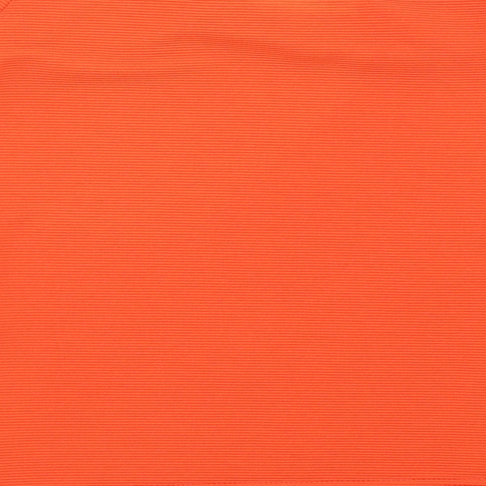 Miss Selfridge Womens Orange Basic Blouse Size 6
