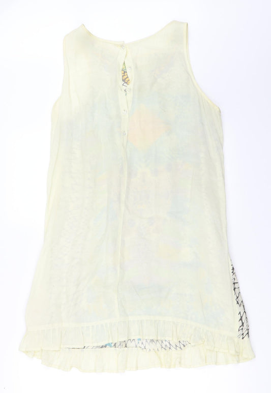 Preworn Womens Beige Shift Size 12
