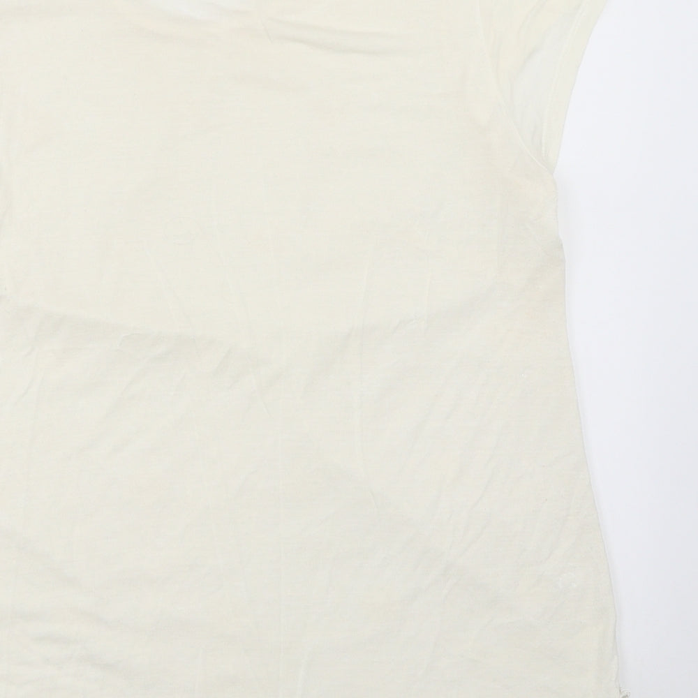 George Womens Ivory Basic Blouse Size 14