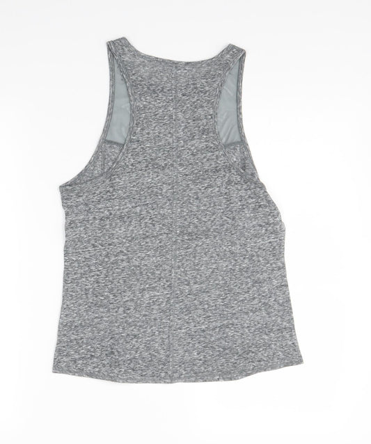 Womens UK Size M Hollister Grey Basic Tank