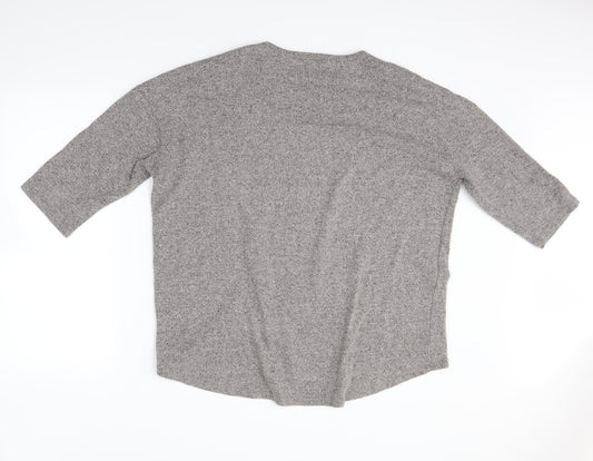 F&F Womens Grey Pullover Jumper Size 16