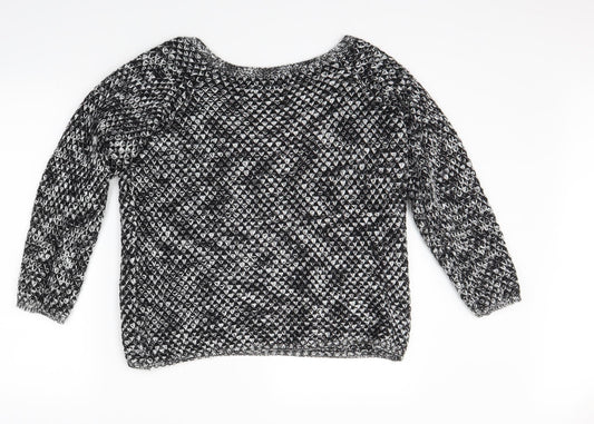 Womens UK Size M Preworn Black Pullover Jumper