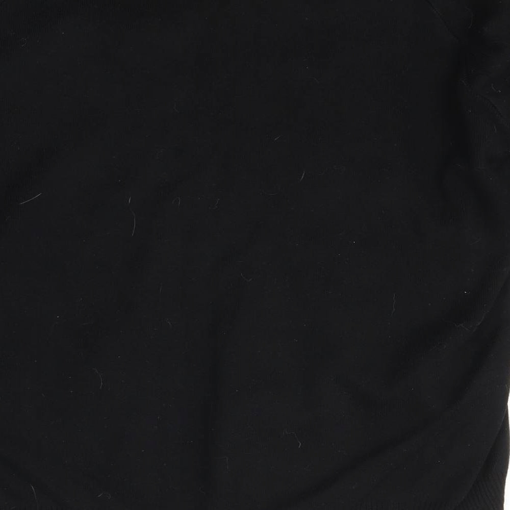 Performance Mens Black Knit Pullover Jumper Size M