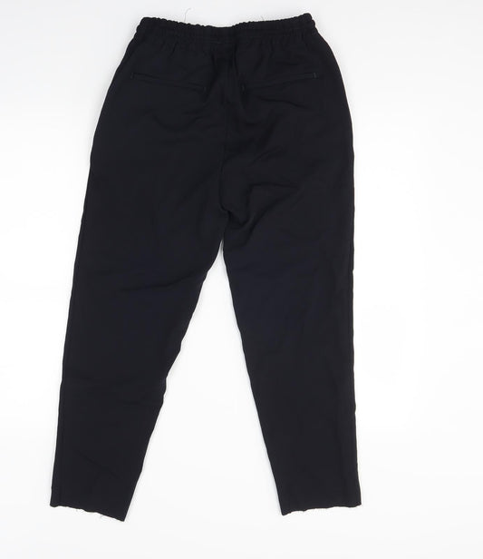 Womens UK Size XS Pull&Bear Regular Fit Blue Trousers