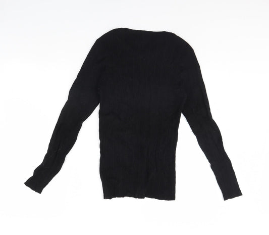 Womens UK Size L Primark Black Pullover Jumper