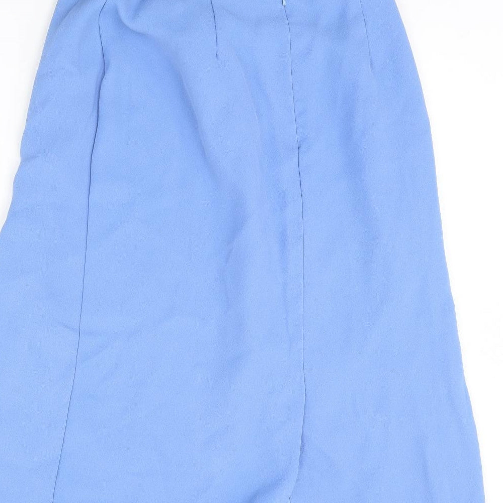 Bonmarché Womens Blue Flare Skirt Size 16