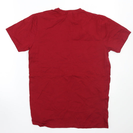 Lee Cooper Mens Red T-Shirt Size S