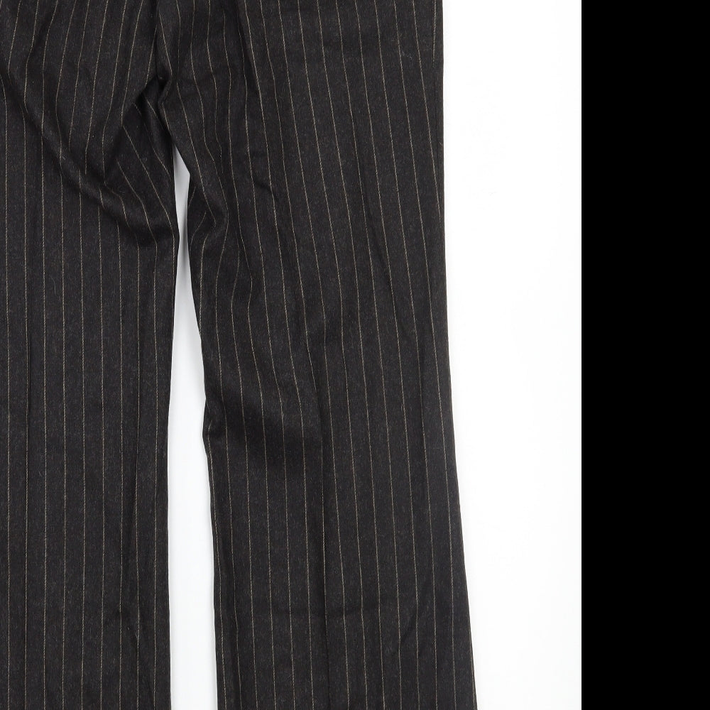 Womens UK Size 34 Topman Regular Fit Brown Trousers