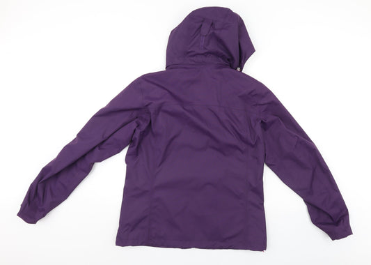 Quechua Womens Purple Rain Coat Jacket