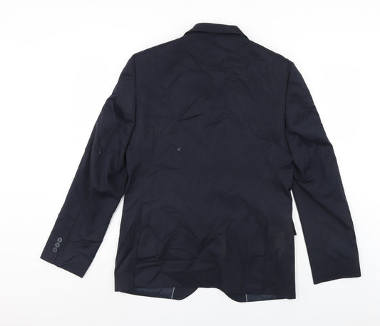 Mens UK Size M&S Regular Blue Suit Jacket