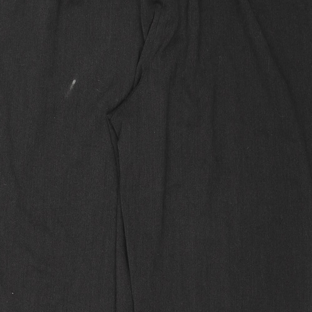 M&S Womens Black Dress Pants Trousers Size 18 L23 in
