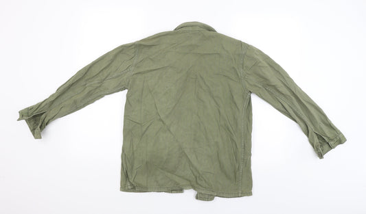Womens UK Size 6 Topshop Green Cardigan Jumper