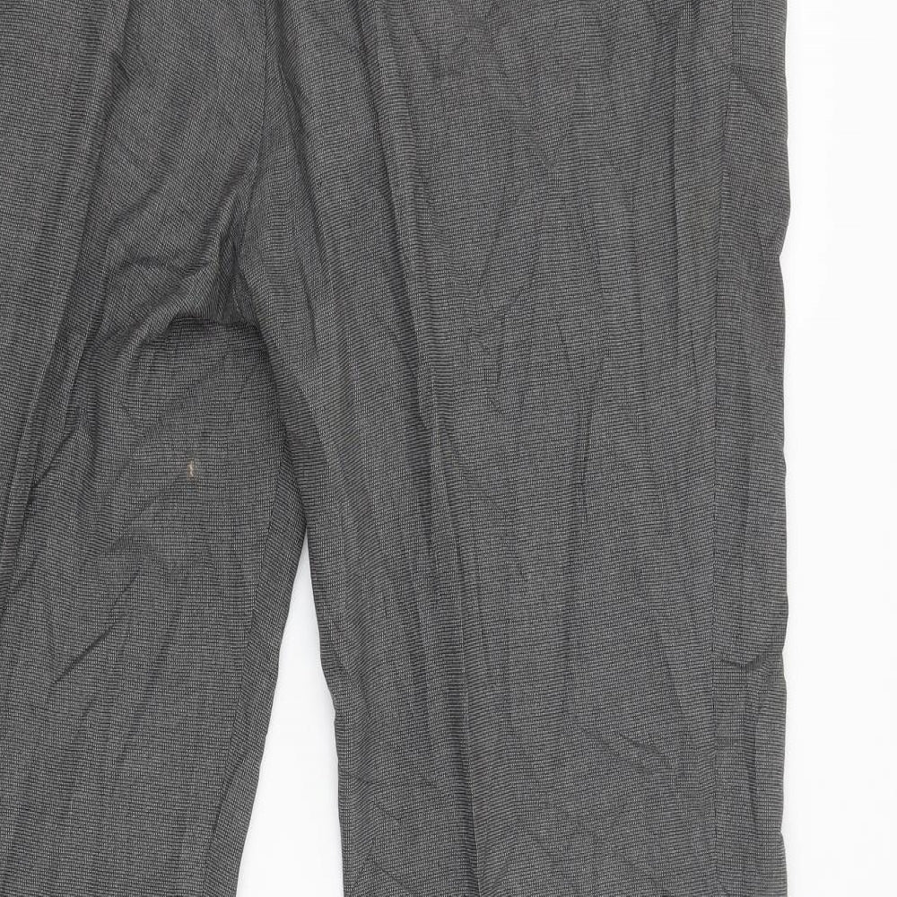 Womens UK Size 38 Preworn Regular Fit Grey Trousers
