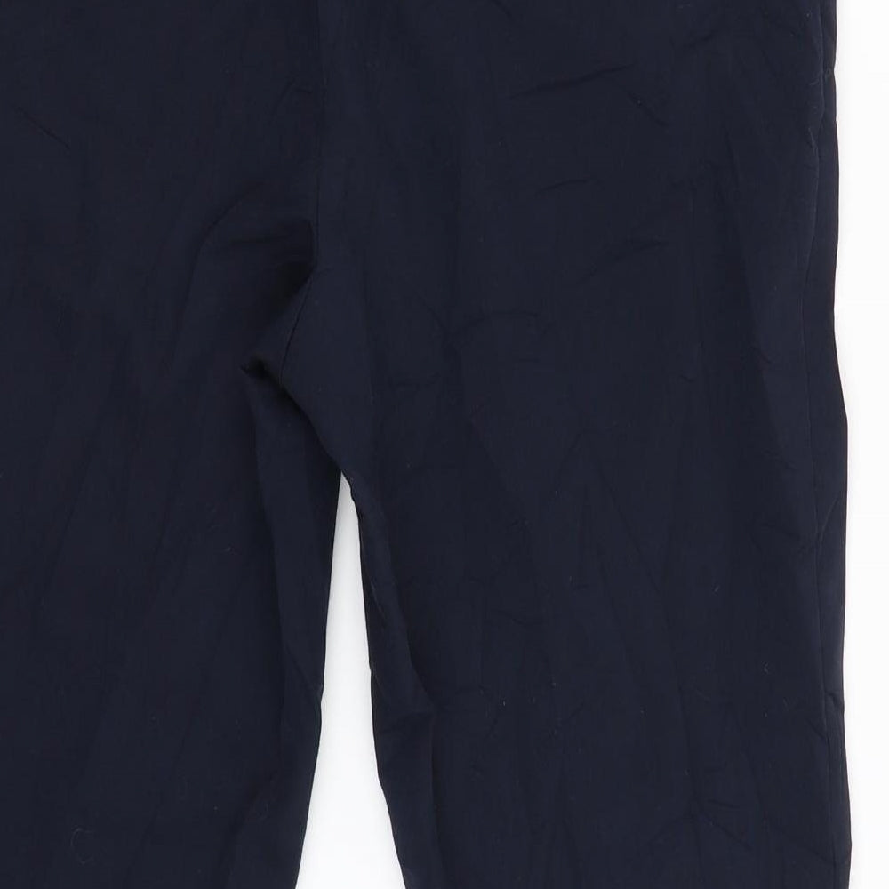 Womens UK Size 10 Dorothy Perkins Regular Fit Blue Trousers