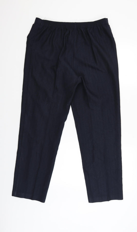 M&S Womens Blue Jegging Trousers Size 14 L29 in