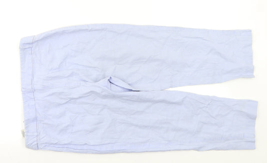 M&S Womens Blue Bloomer Trousers Size 8 L20 in