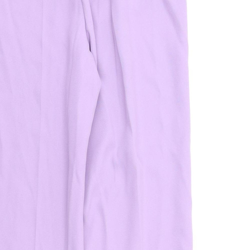 Stor Yo Womens Purple Dress Pants Trousers Size 8 L28 in