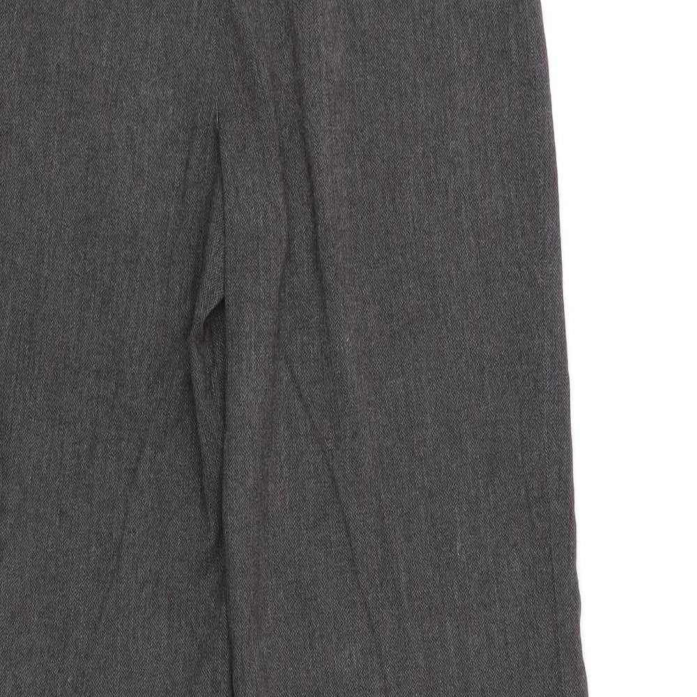 Womens UK Size 10 M&S Regular Fit Brown Trousers