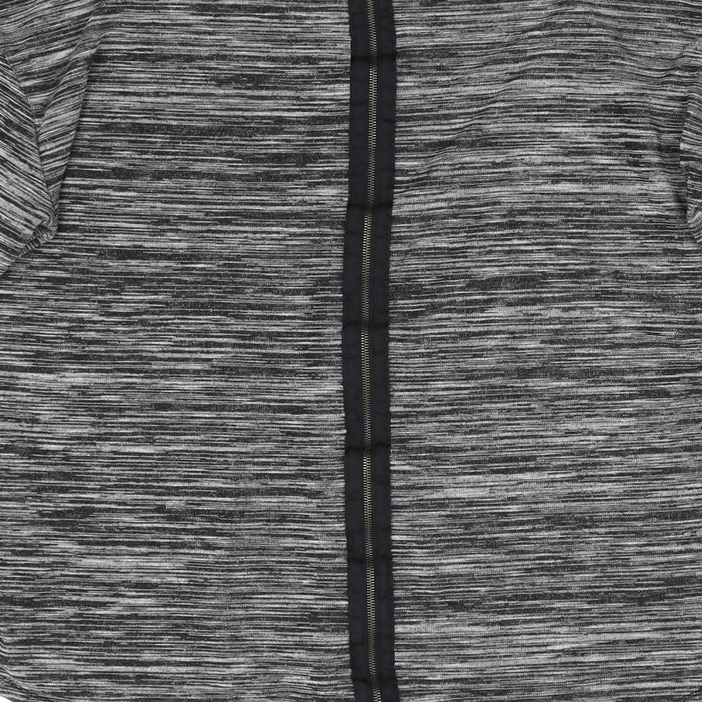 Womens UK Size 18 F&F Grey Full Zip Jumper