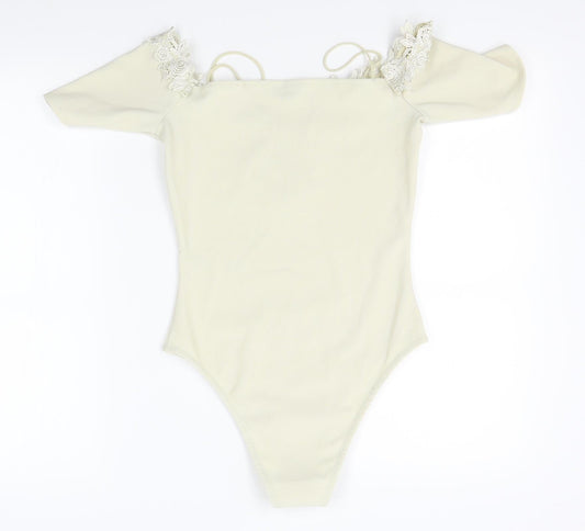 Topshop Womens Ivory   Leotard One-Piece Size 10