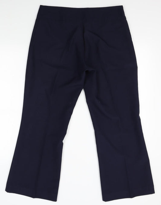 F&F Womens Blue Trousers Size 14 L26 in