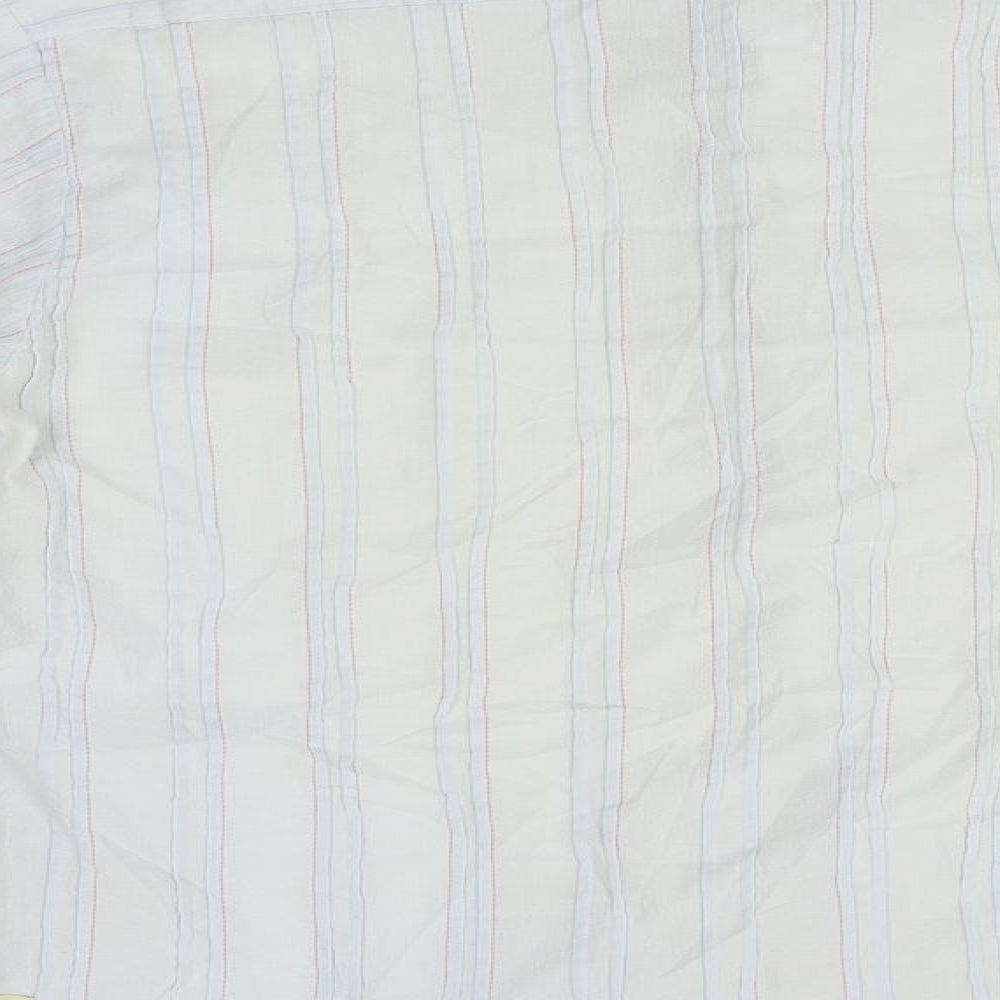 Mens UK Size M Duck and Cover Blue Button-Up Long Sleeve Casual Shirt
