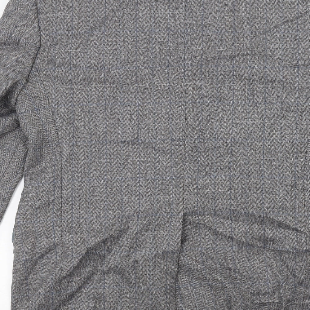 Mens UK Size 38 Marks and Spencer Regular Grey Suit Jacket