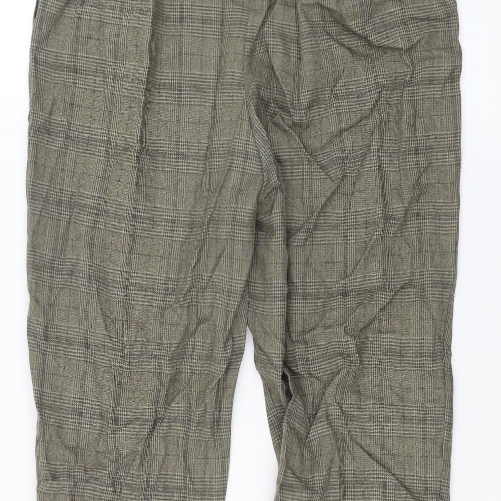 Womens UK Size 12 BHS Regular Fit Brown Trousers
