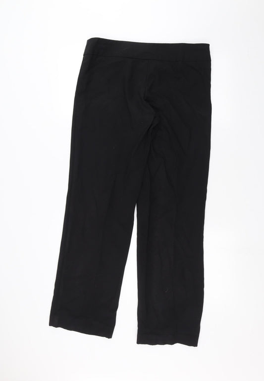 George Womens Black Trousers Size 12 L27 in