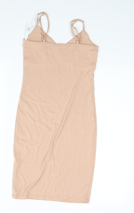 ASOS Womens Beige Pencil Dress Size 6