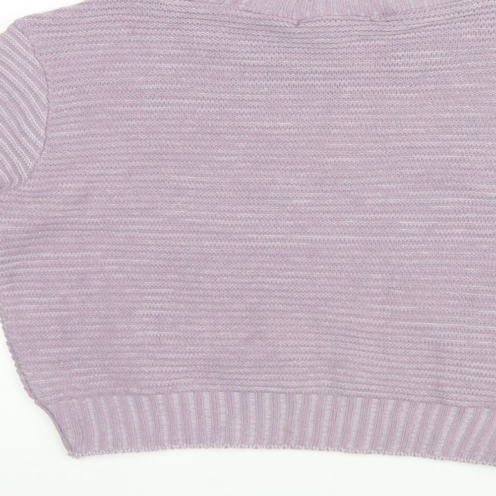 Womens UK Size 6 PRETTYLITTLETHING Purple Pullover Jumper