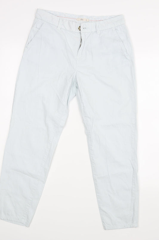 Additional front view of EDC women’s blue trousers, size UK 38, 26-inch leg