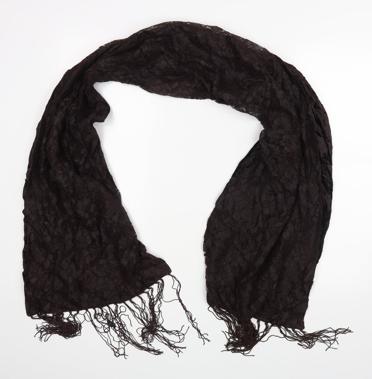 Preworn Womens Brown Scarf