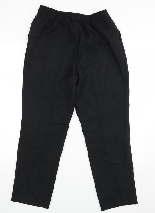 M&S Womens Black Dress Pants Trousers Size 12 L27 in