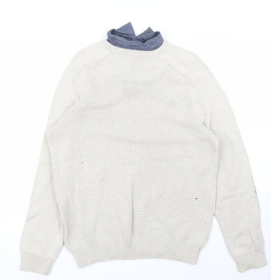 George Mens Brown Pullover Jumper Size L