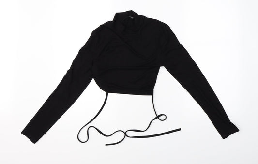 Womens UK Size S SheIn Black Shrug Jumper