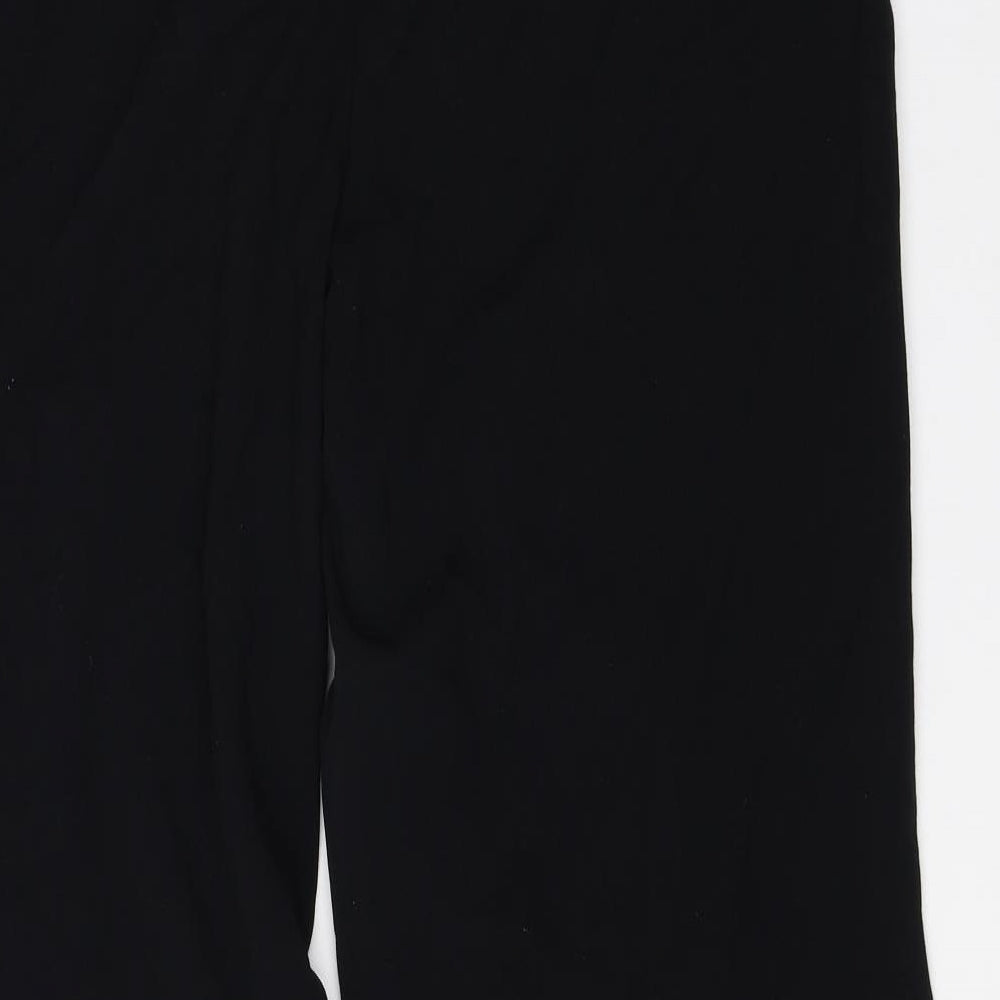Womens UK Size 40 in Preworn Regular Fit Black Trousers