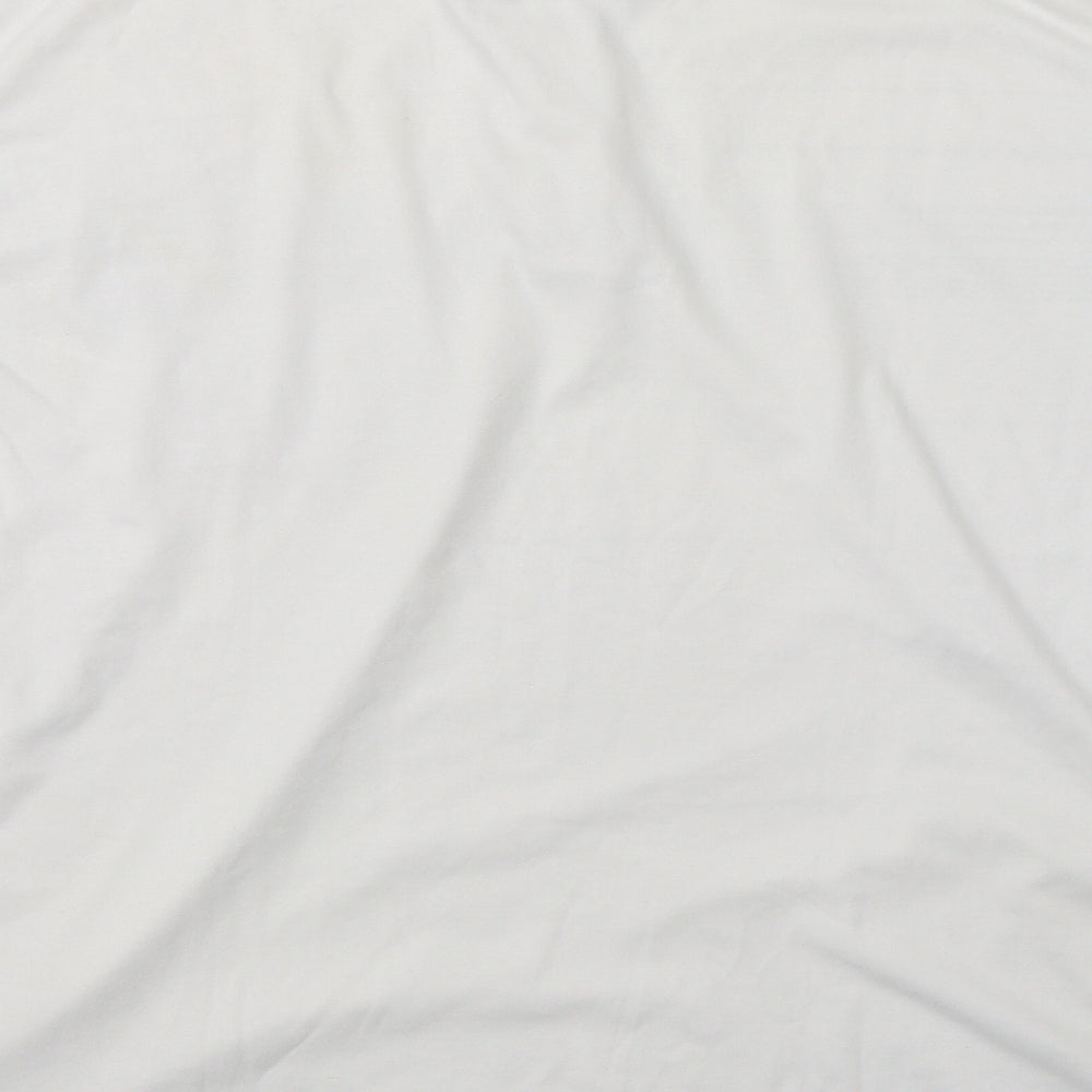 Goldmen Mens White Polo Size XL