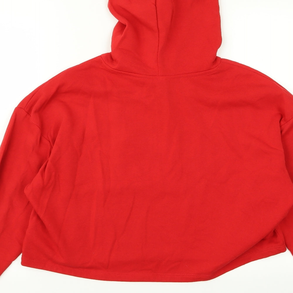 Womens UK Size M Preworn Red Pullover Jumper