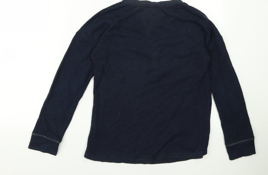 Womens UK Size S m&s Blue Pullover Jumper